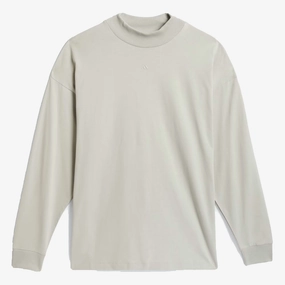 Adidas | BASKETBALL LONG SLEEVE TEE  { SESAME