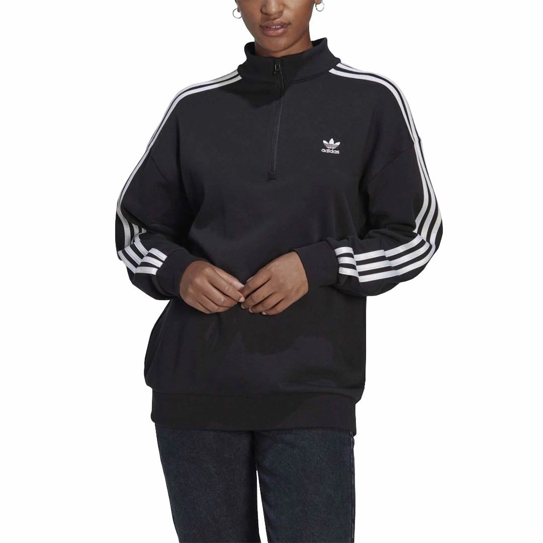 adidas - Women's Adicolor Trefoil 1/4 Zip Sweatshirt (II6087)