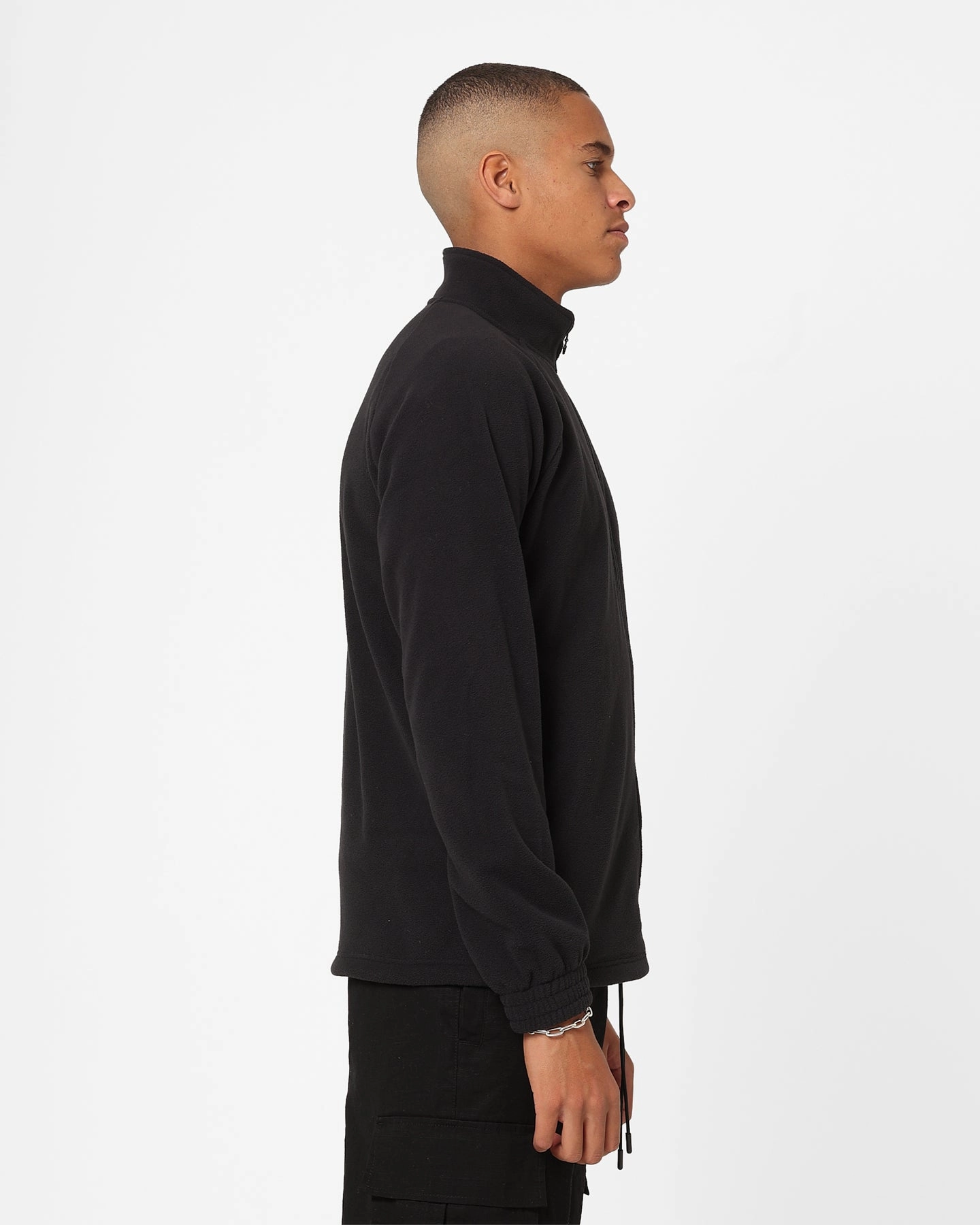 Adidas Adicolour Trefoil Teddy Fleece Jacket Black