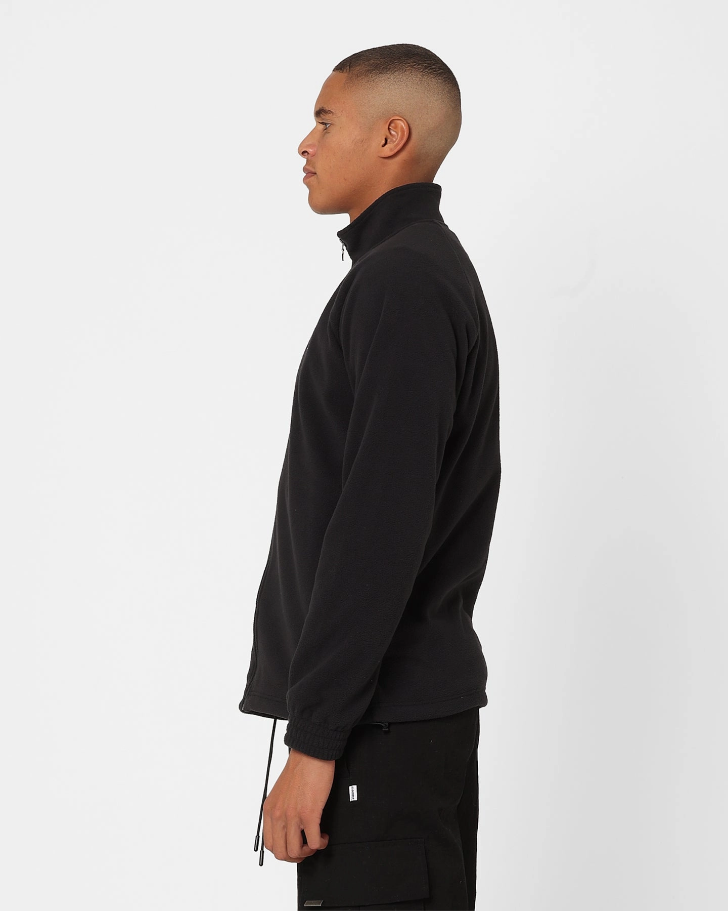 Adidas Adicolour Trefoil Teddy Fleece Jacket Black