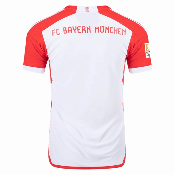 adidas Bayern Munich Authentic Home Jersey w/ Bundesliga Champions Patch 23/24 (White/Red)
