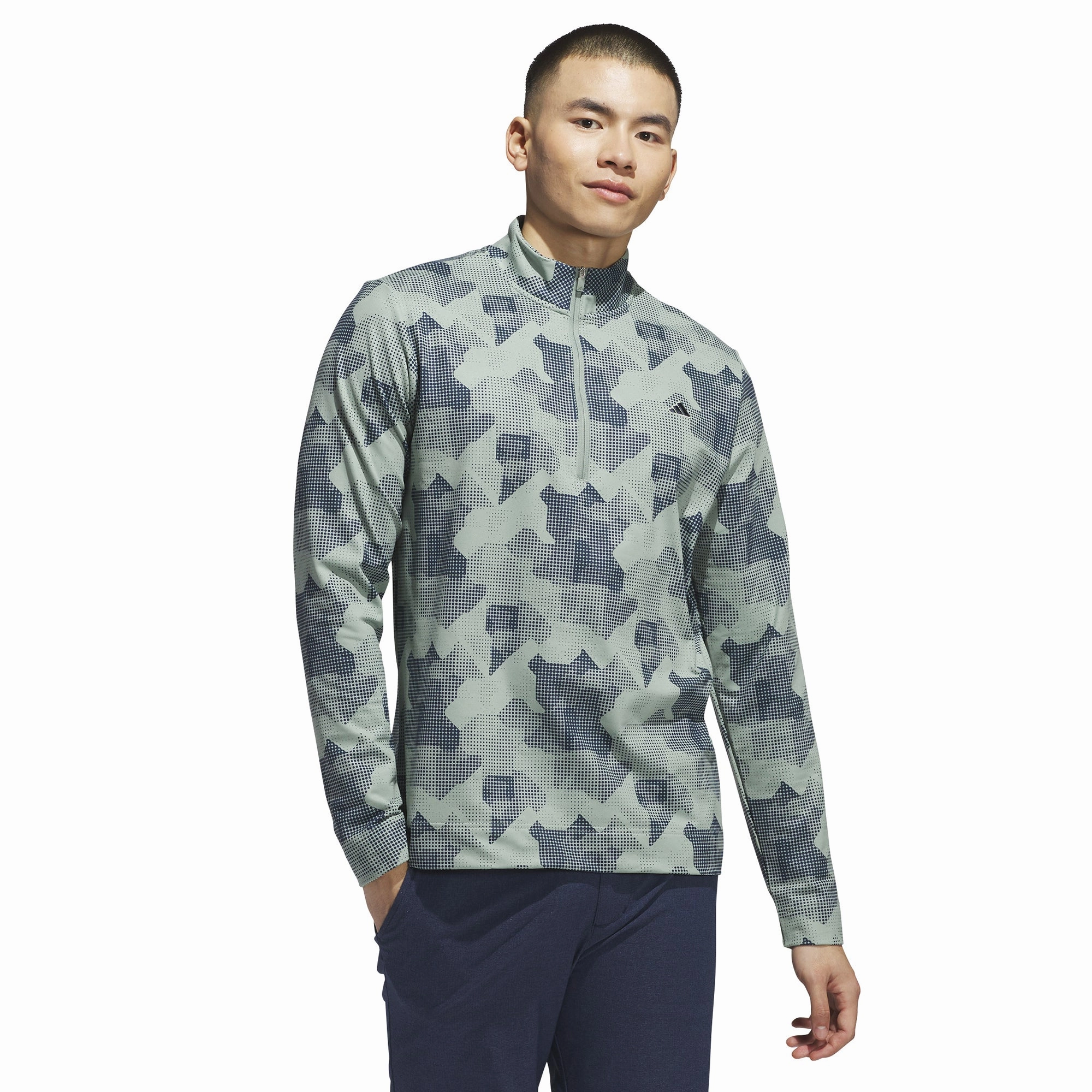 adidas Golf Go-To Print 1/4 Zip