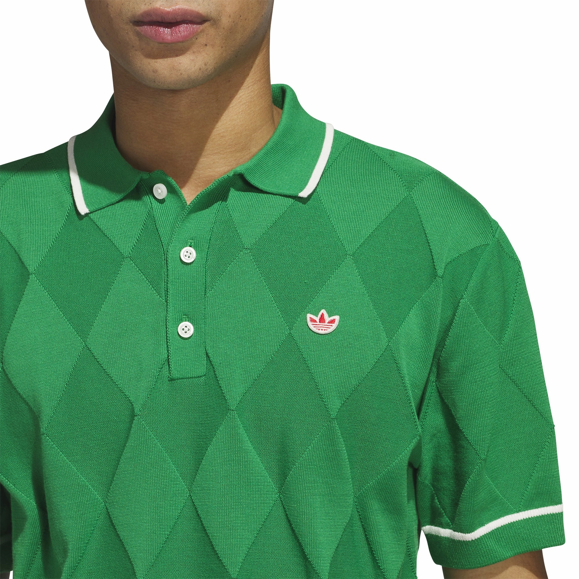 adidas Golf Originals Argyle Knit Shirt