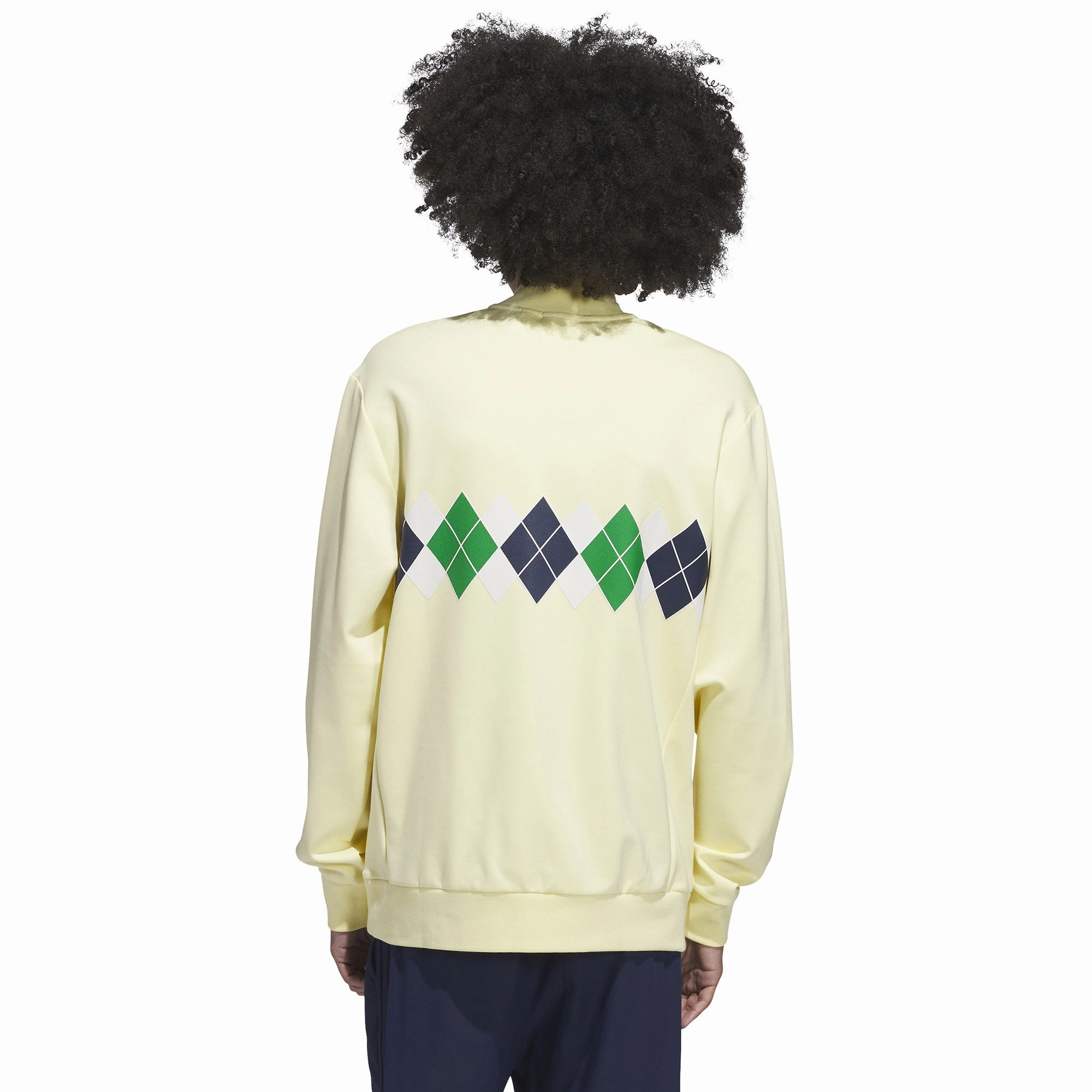 adidas Golf Originals Argyle Printed 1/4 Zip