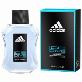 Adidas ICE DIVE Cologne for Men 3.4 oz edt 3.3 Spray New in BOX