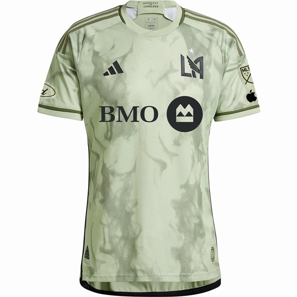 adidas LAFC Authentic Carlos Vela Away Jersey w/ MLS   Apple TV   Ford Patches 24/25 (Magic Lime)