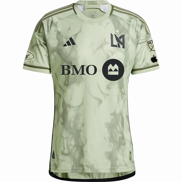 adidas LAFC Authentic Jesús Murillo Away Jersey w/ MLS   Apple TV   Ford Patches 24/25 (Magic Lime)