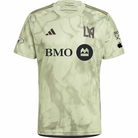 adidas LAFC Away Jersey w/ MLS   Apple TV Patches 24/25 (Magic Lime)