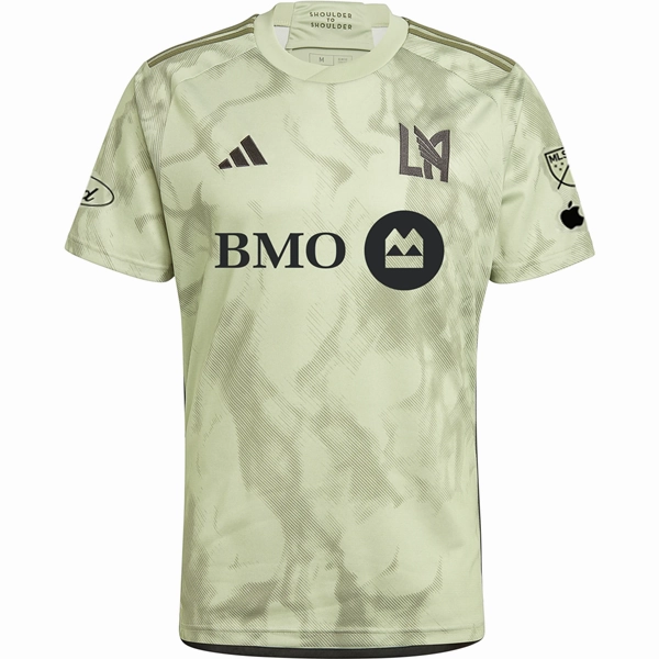 adidas LAFC Away Jersey w/ MLS   Apple TV Patches 24/25 (Magic Lime)
