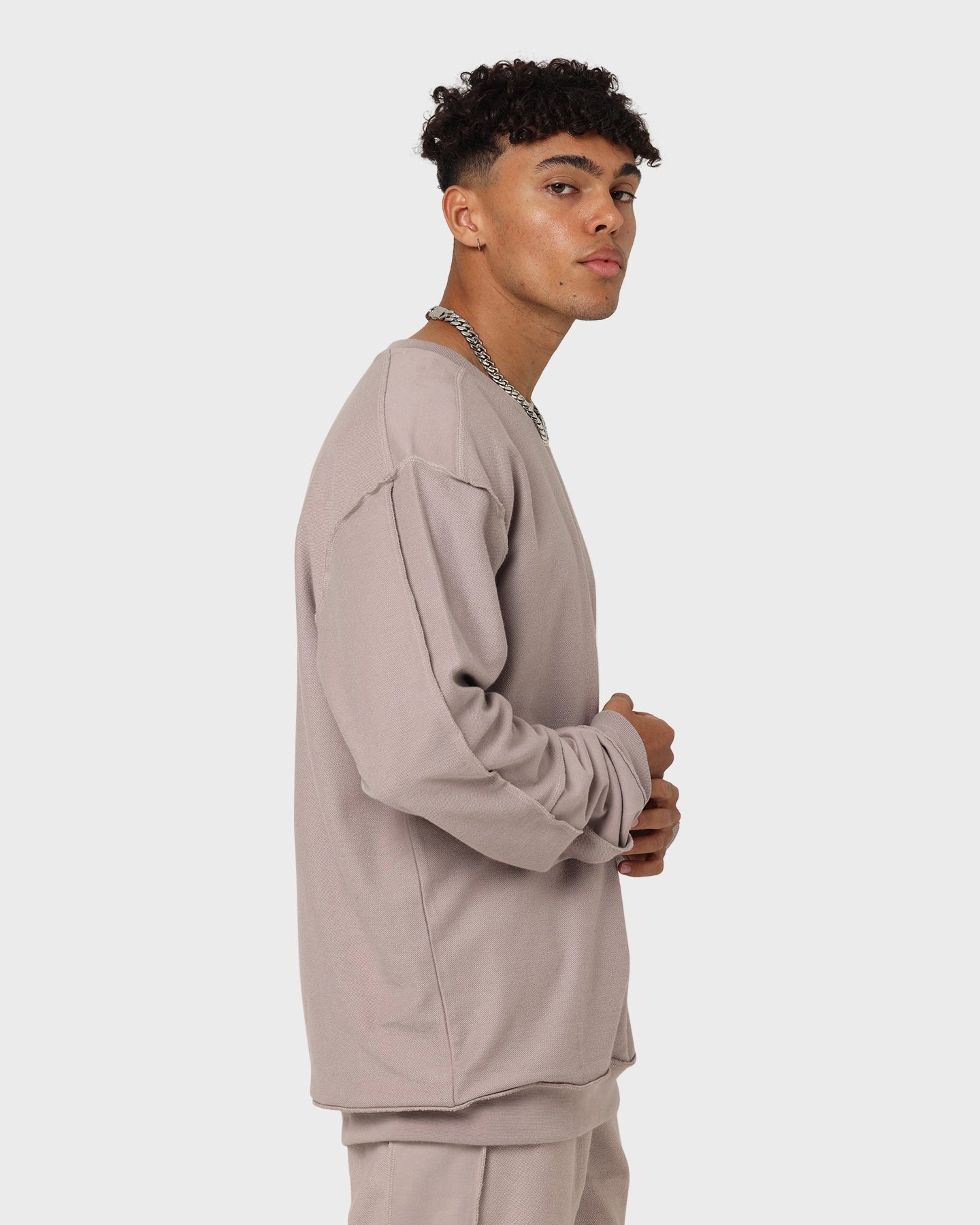 Adidas Loopback Crewneck Vapour Grey