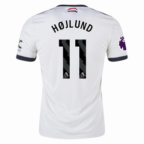adidas Manchester United Rasmus Højlund Third Jersey w/ EPL Patch 24/25 (Off White)