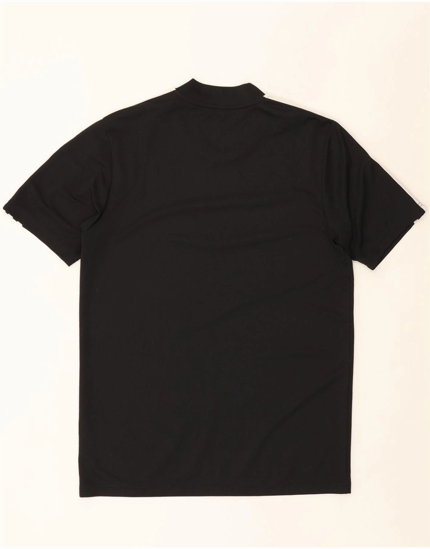 ADIDAS Mens Aeroready T-Shirt Top Medium Black Colourblock Polyester