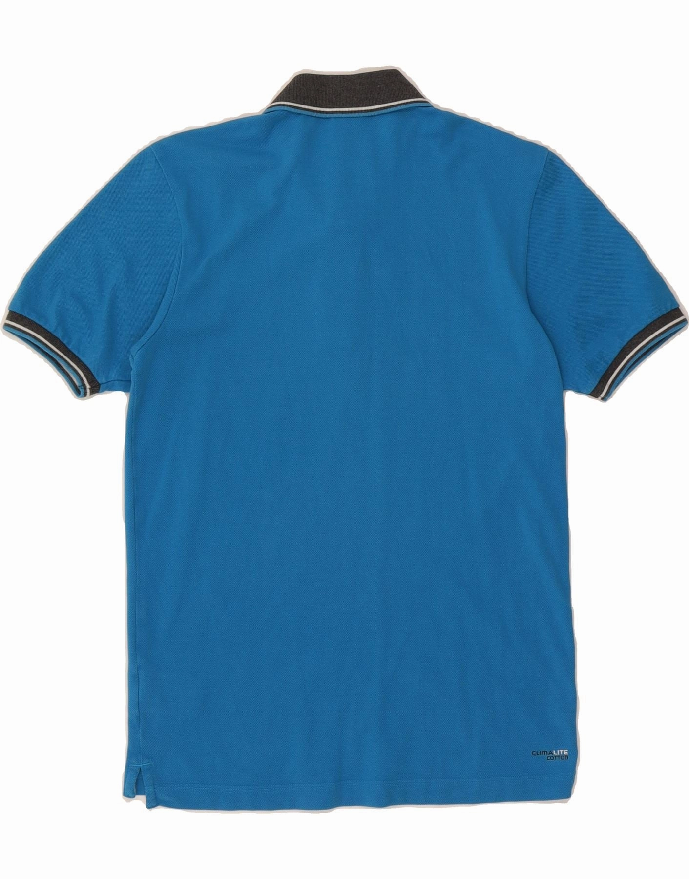 ADIDAS Mens Clima 365 Polo Shirt Small Blue Cotton