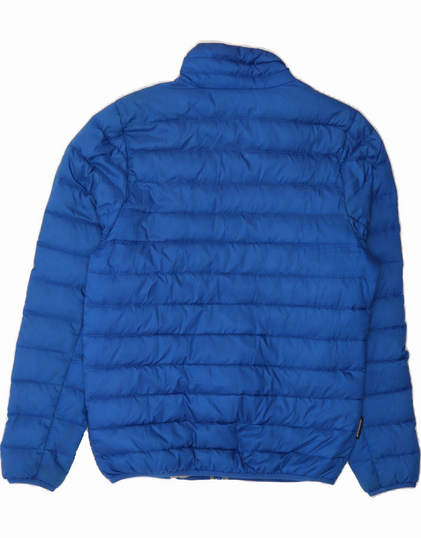 ADIDAS Mens Clima Proof Padded Jacket UK 36 Small Blue Polyester