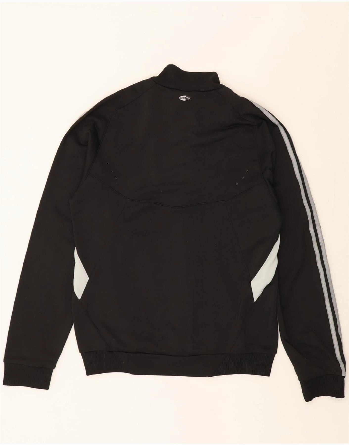 ADIDAS Mens Climacool Tracksuit Top Jacket Medium Black Colourblock