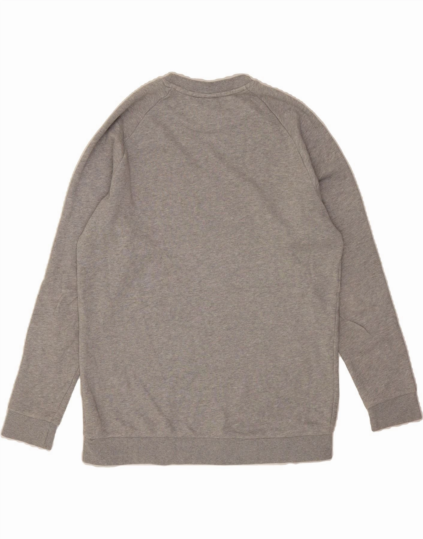 ADIDAS Mens Graphic Sweatshirt Jumper Large Grey Cotton