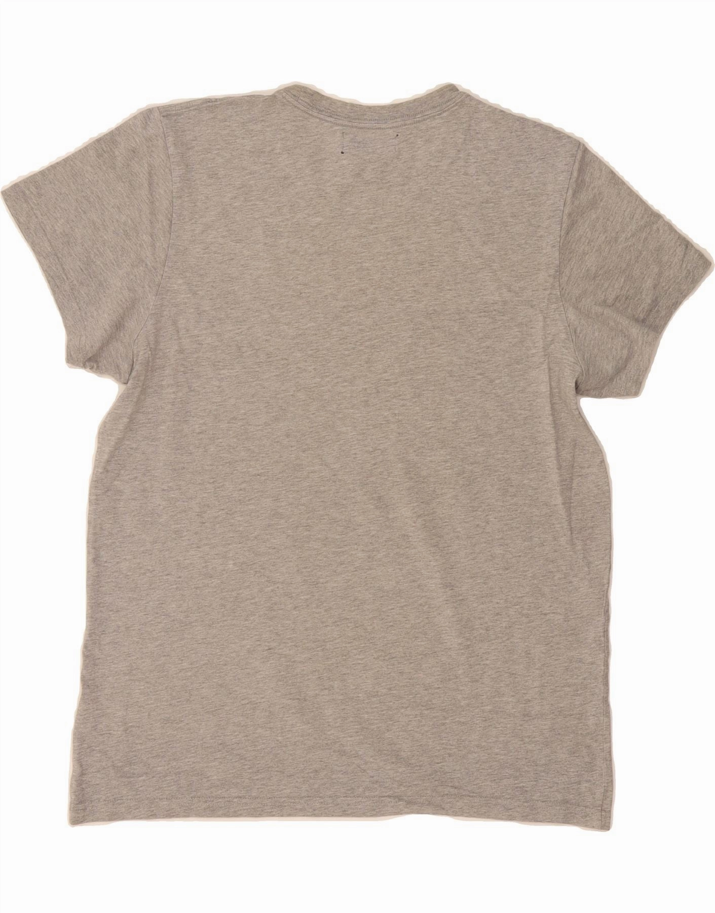 ADIDAS Mens Graphic T-Shirt Top Medium Grey Cotton