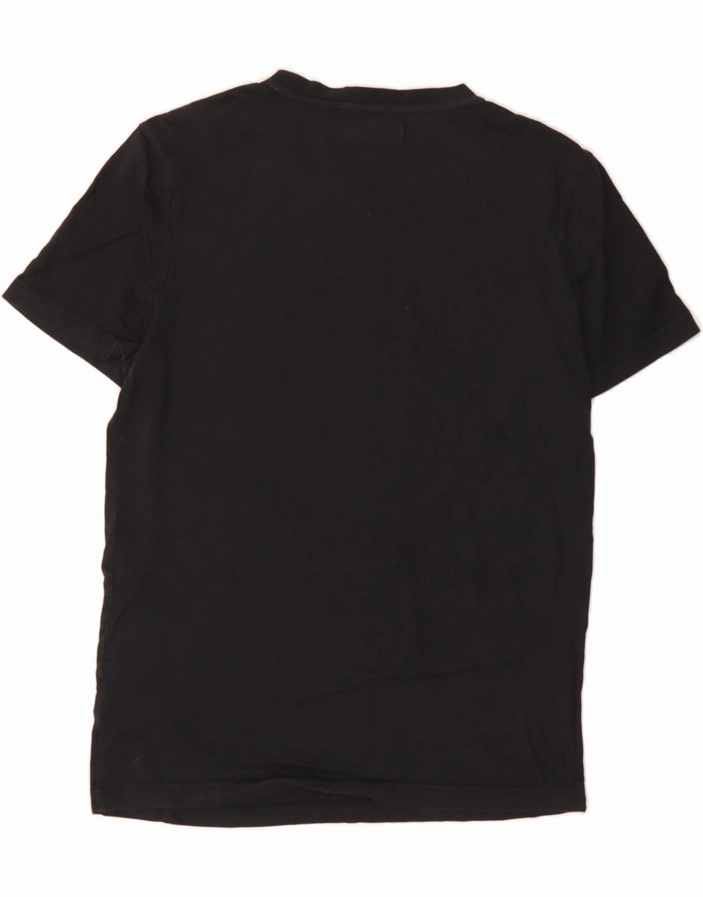 ADIDAS Mens Graphic T-Shirt Top Small Black Cotton
