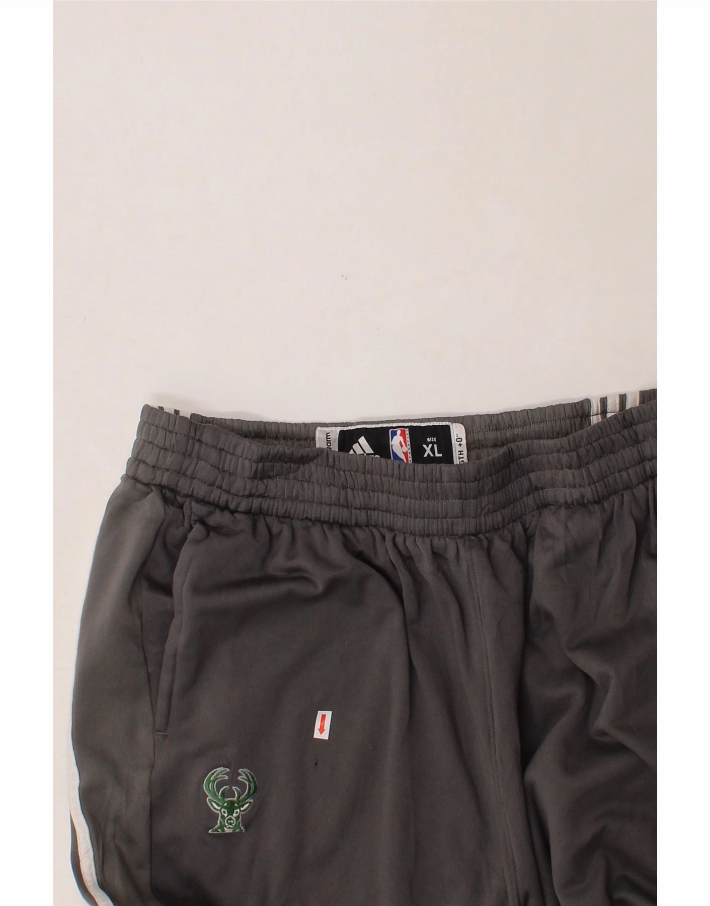ADIDAS Mens Milwaukee Bucks Tracksuit Trousers XL  Grey Colourblock