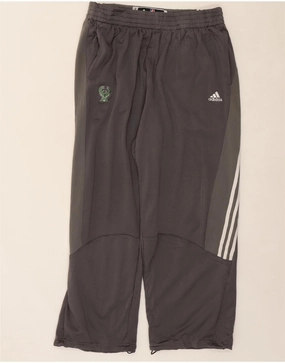 ADIDAS Mens Milwaukee Bucks Tracksuit Trousers XL  Grey Colourblock