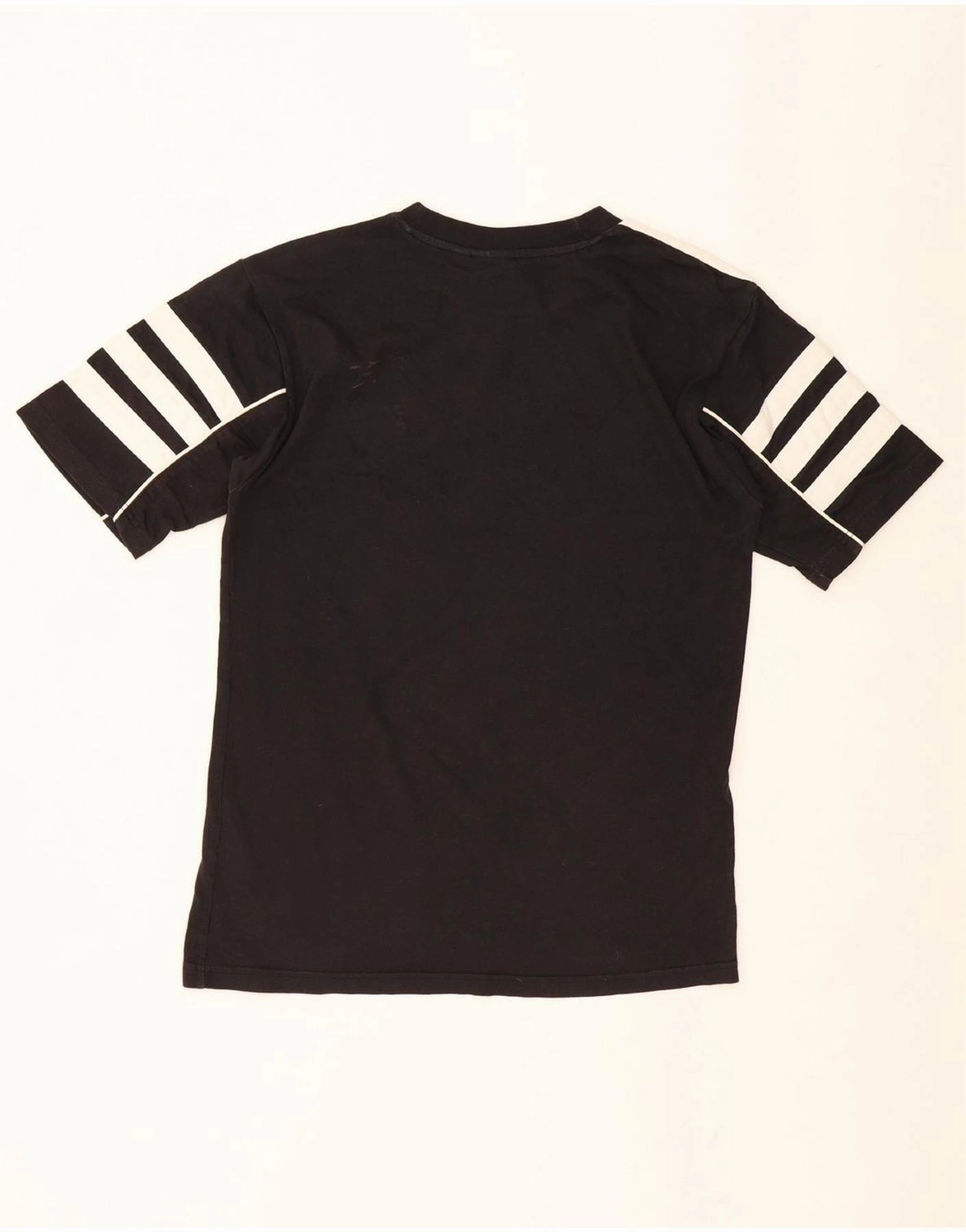 ADIDAS Mens T-Shirt Top Small Black Cotton
