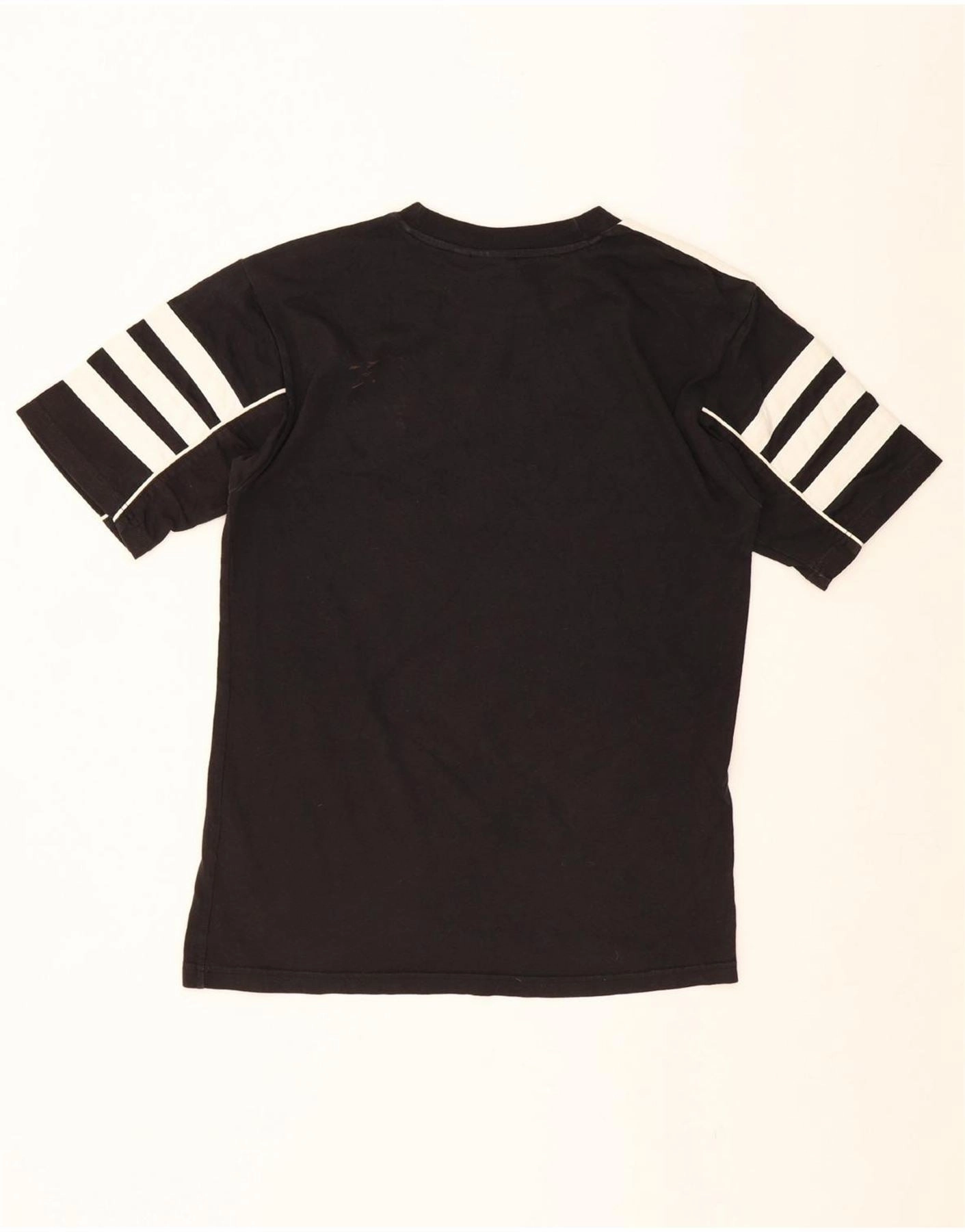 ADIDAS Mens T-Shirt Top Small Black Cotton