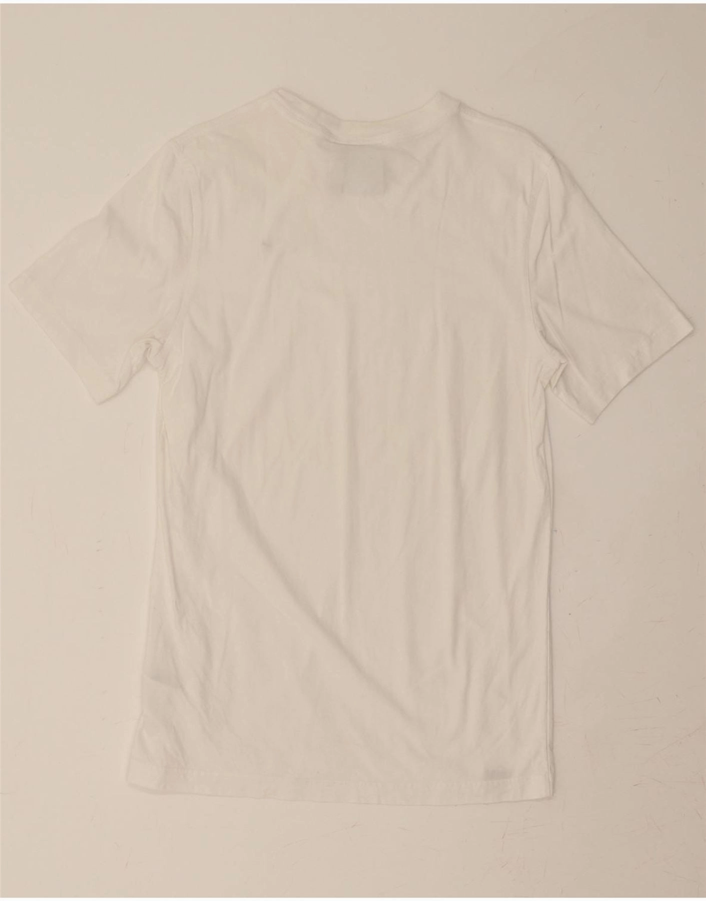 ADIDAS Mens T-Shirt Top Small White Cotton