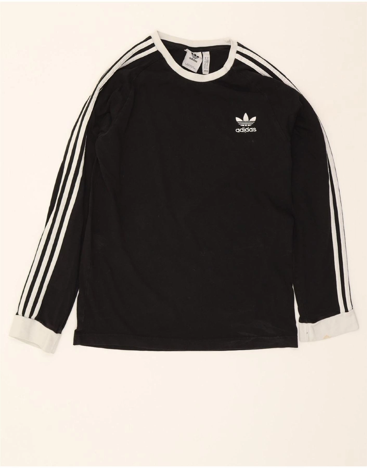 ADIDAS Mens Top Long Sleeve Medium Black