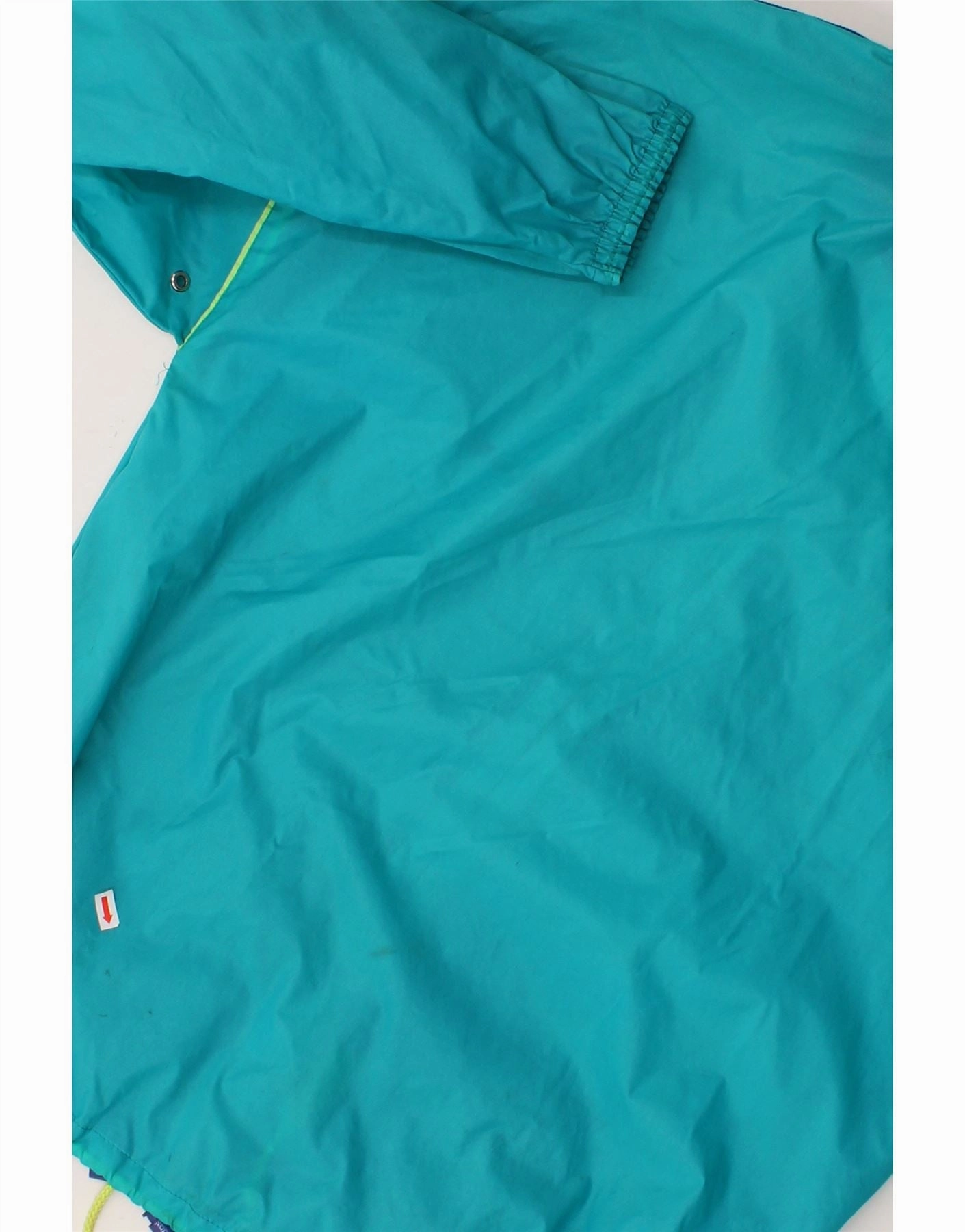ADIDAS Mens Tracksuit Top Jacket UK 36/38 Small Turquoise Polyamide