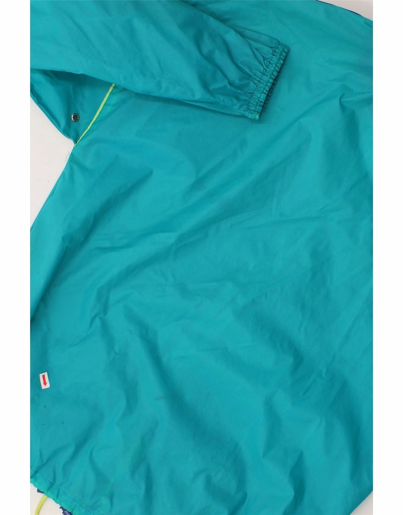 ADIDAS Mens Tracksuit Top Jacket UK 36/38 Small Turquoise Polyamide