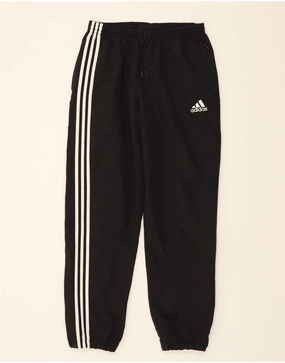 ADIDAS Mens Tracksuit Trousers Joggers UK 44/46 Large Black Polyester