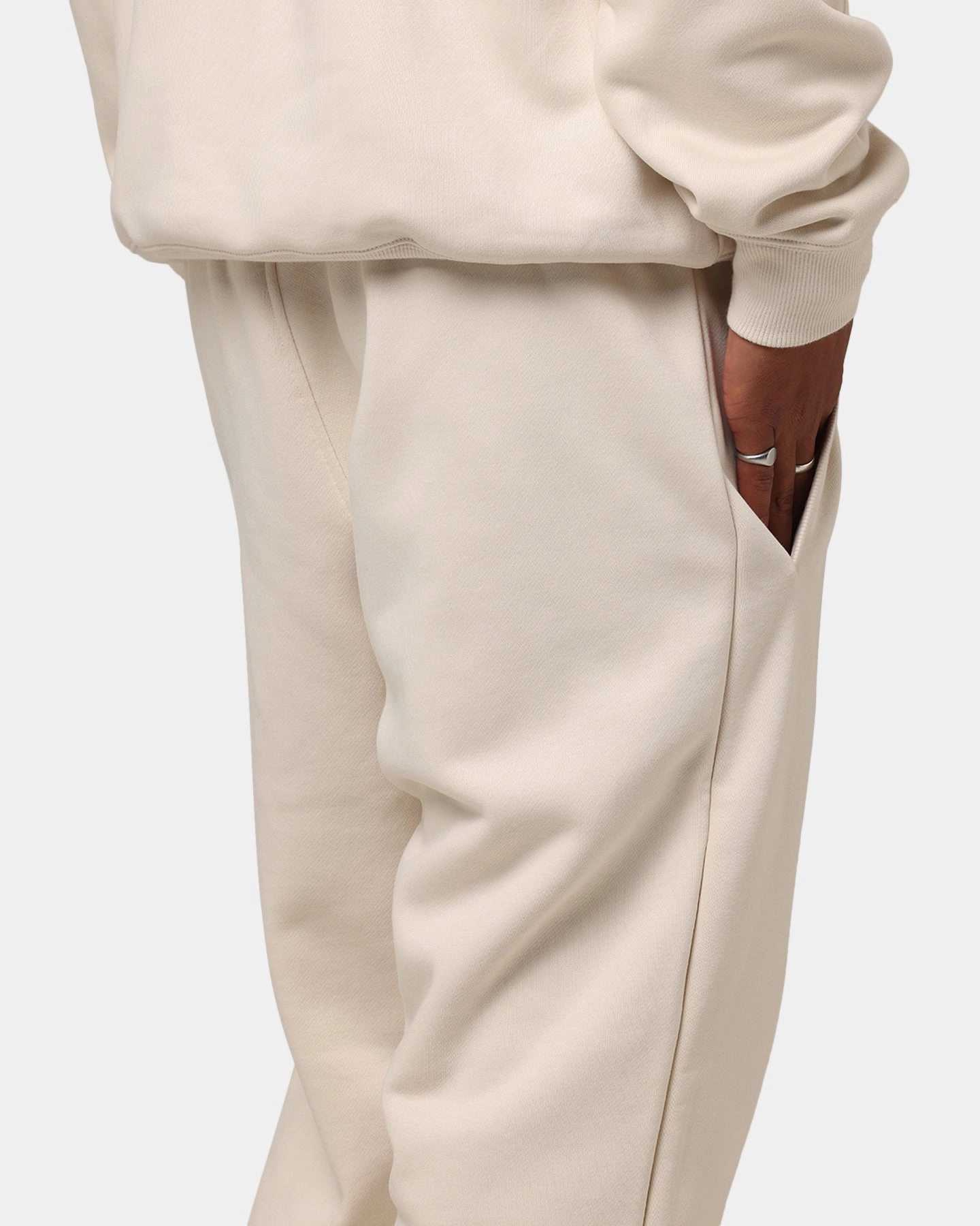 Adidas Originals 70's Fleece Joggers Wonder White