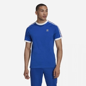 Adidas Originals | 3-STRIPES TEE  { ROYAL BLUE/WHITE