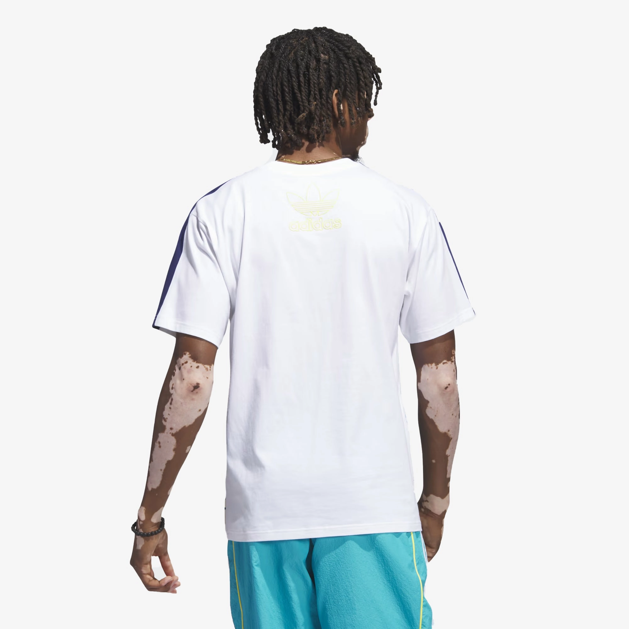 Adidas Originals | BEACH SPORTS ART TEE  { WHITE/BLUE