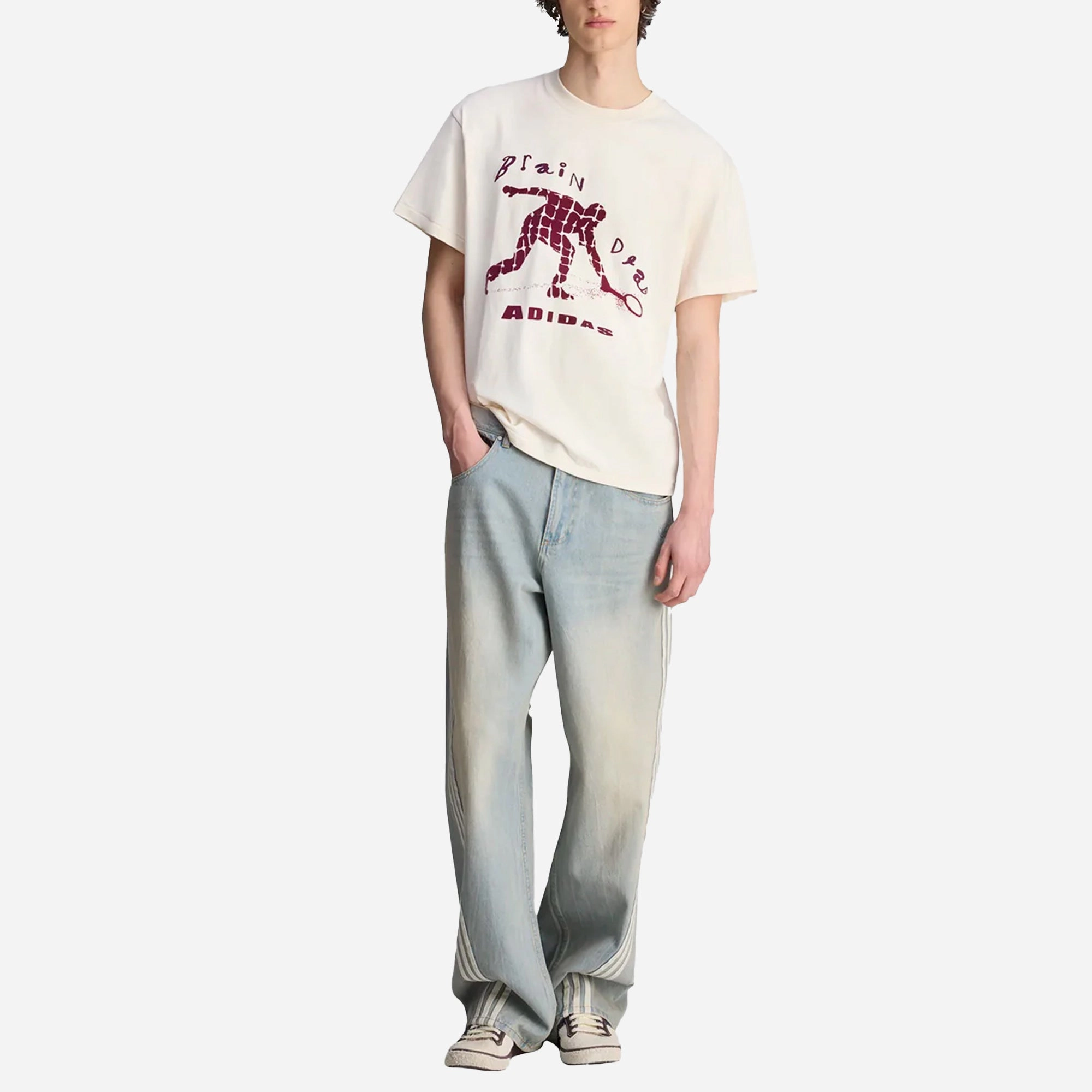 ADIDAS ORIGINALS | BRAIN DEAD TEE { WONDER WHITE
