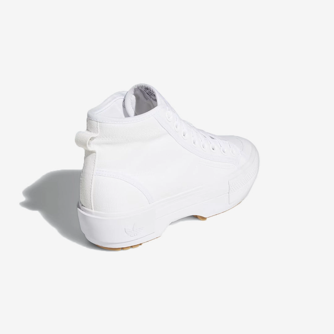 Adidas Originals | NIZZA TREK SHOES  { CLOUD WHITE / GUM / GREY ONE