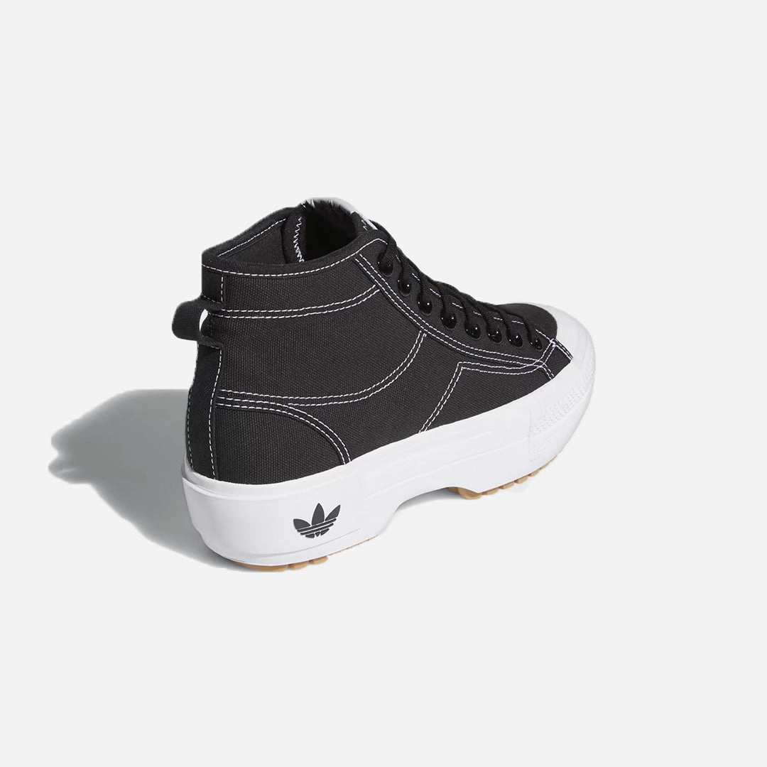 Adidas Originals | NIZZA TREK SHOES  { CORE BLACK/CLOUD WHITE/GUM