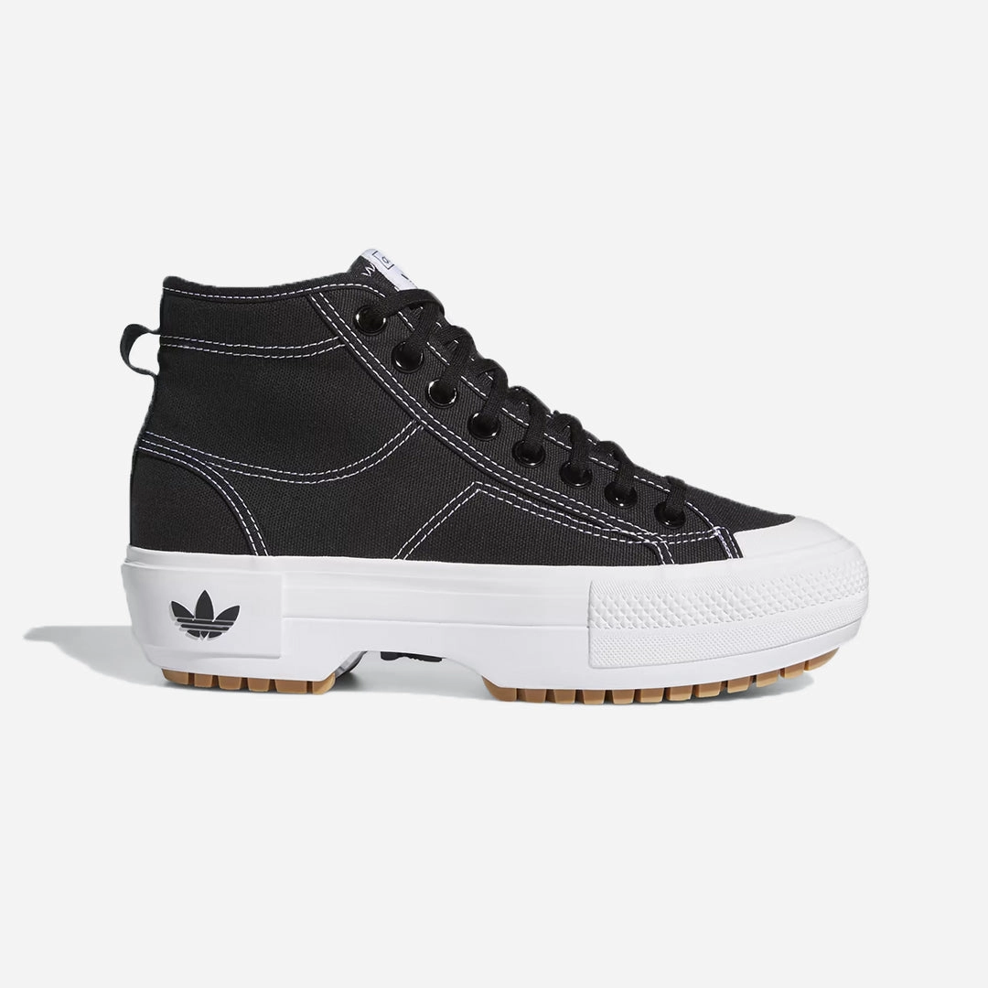 Adidas Originals | NIZZA TREK SHOES  { CORE BLACK/CLOUD WHITE/GUM