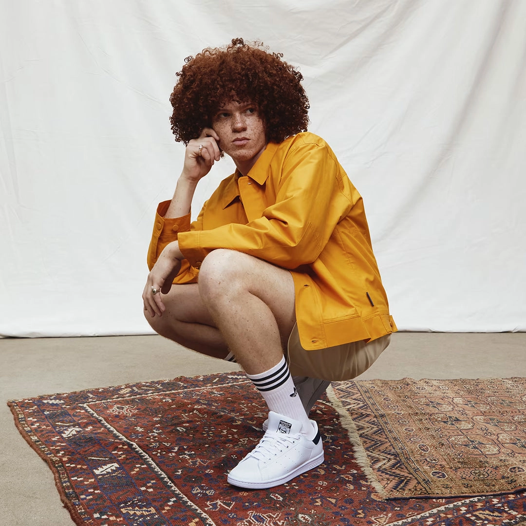 Adidas Originals | STAN SMITH SHOES  { CLOUD WHITE / CLOUD WHITE / COLLEGIATE NAVY