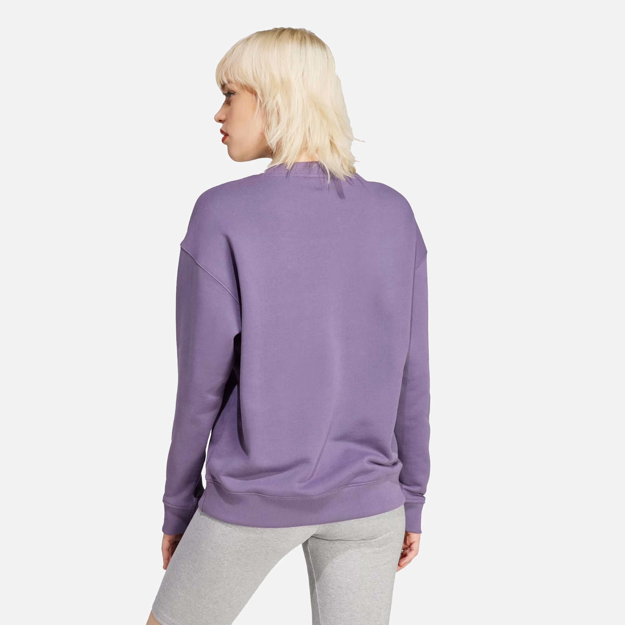 Adidas Originals | TREFOIL CREW SWEATSHIRT  { SHADOW VIOLET
