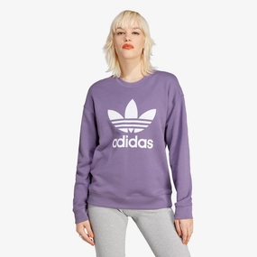 Adidas Originals | TREFOIL CREW SWEATSHIRT  { SHADOW VIOLET