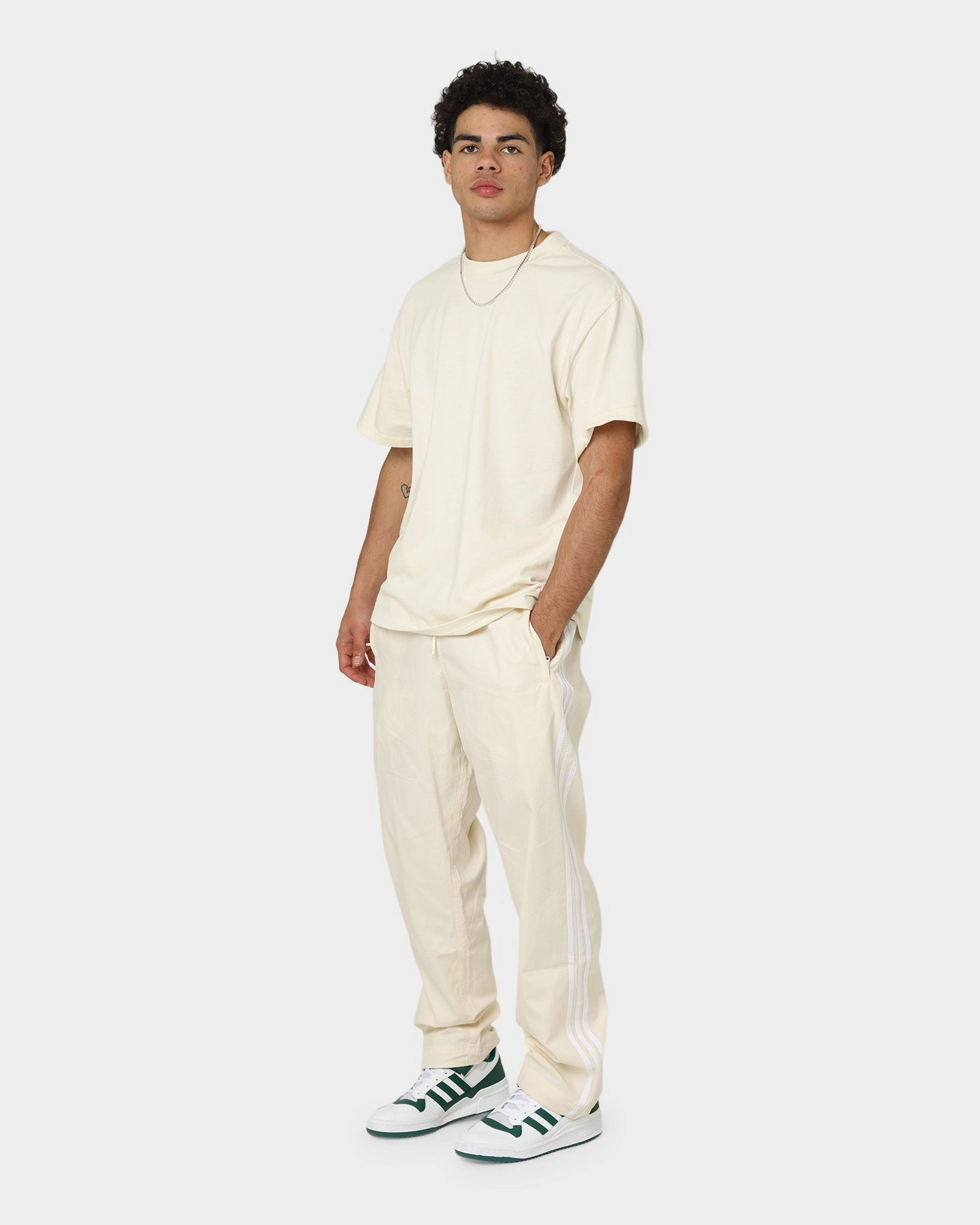 Adidas Originals Relaxed Work Pants Wonder White