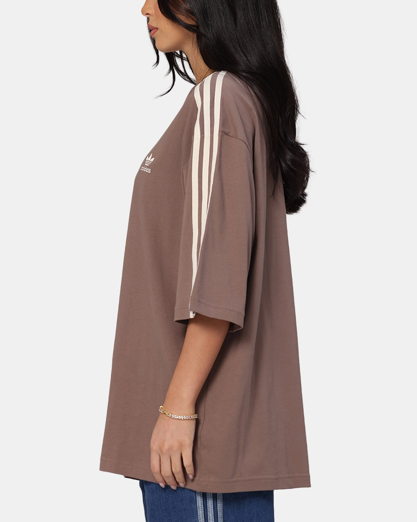 Adidas Oversized T-Shirt Brown