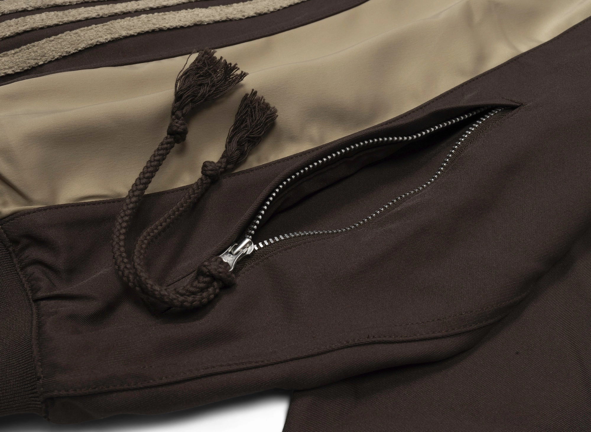 Adidas SFTM Woven Jacket in Brown SONG FOR THE MUTE