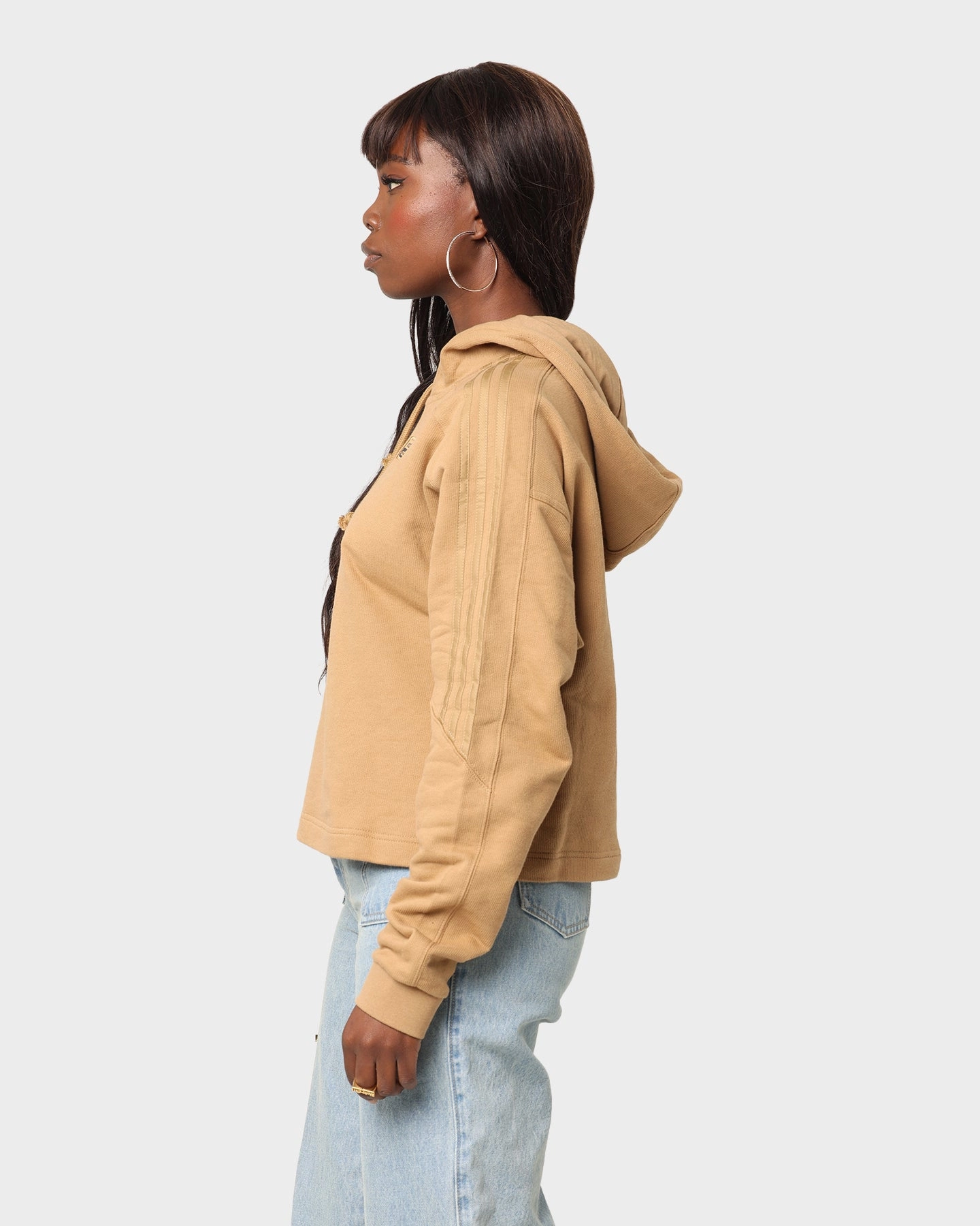 Adidas Women's Hoodie Tan