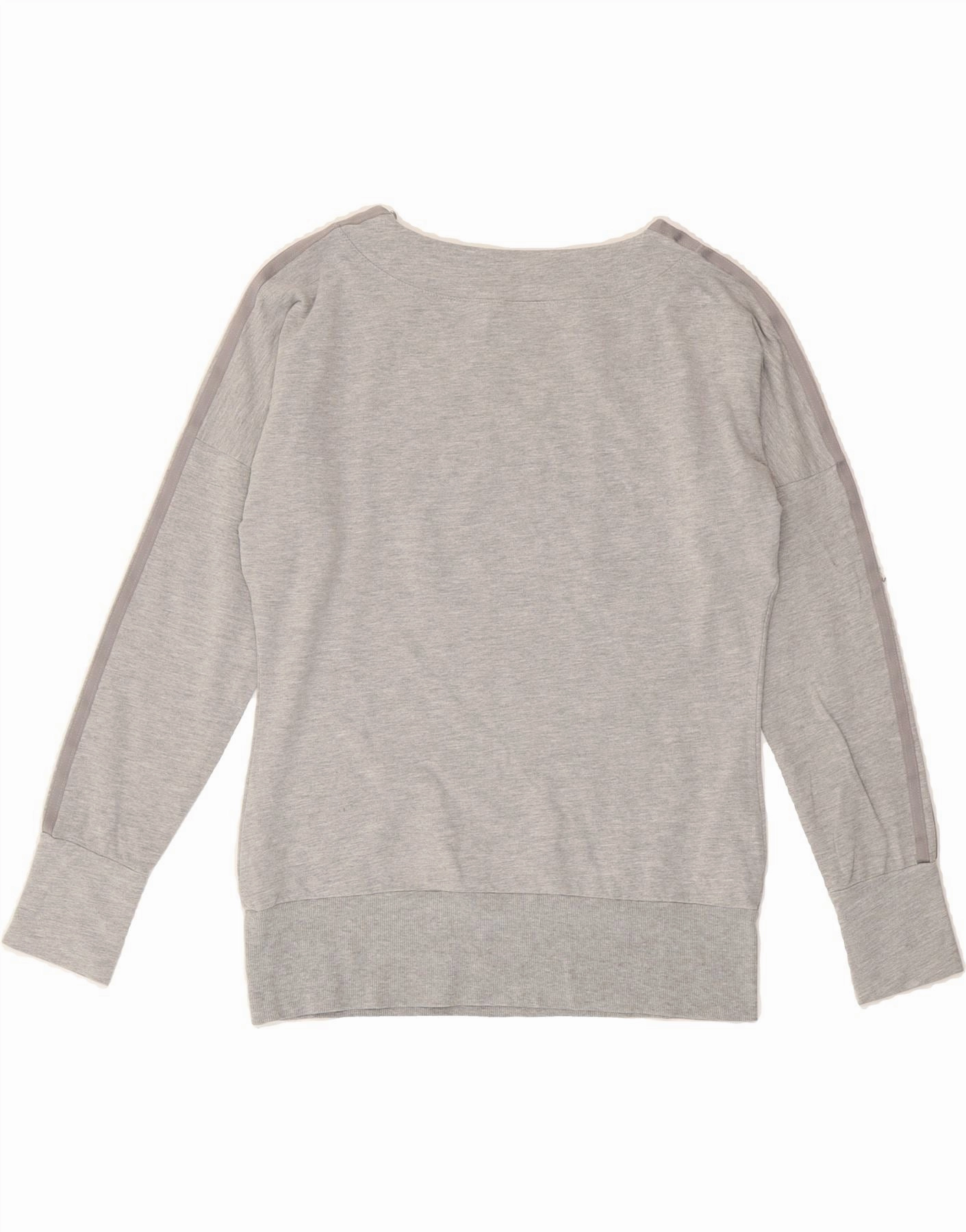 ADIDAS Womens Graphic Sweatshirt Jumper UK 16 Large Grey