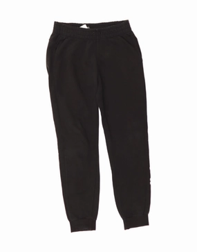 ADIDAS Womens Graphic Tracksuit Trousers Joggers UK 8/10 Small Black