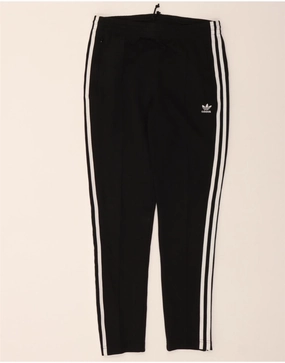 ADIDAS Womens Tracksuit Trousers UK 10 Small Black Polyester