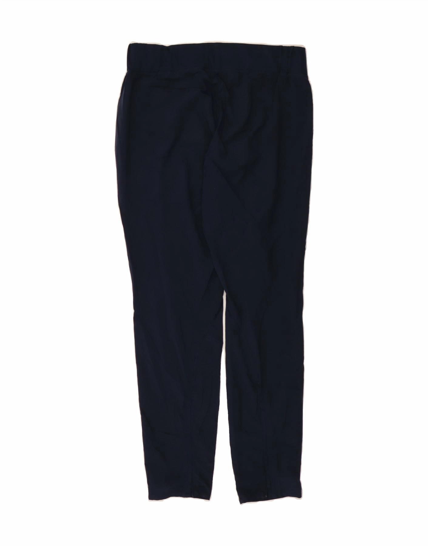 ADIDAS Womens Tracksuit Trousers UK 12 Medium  Navy Blue Polyester