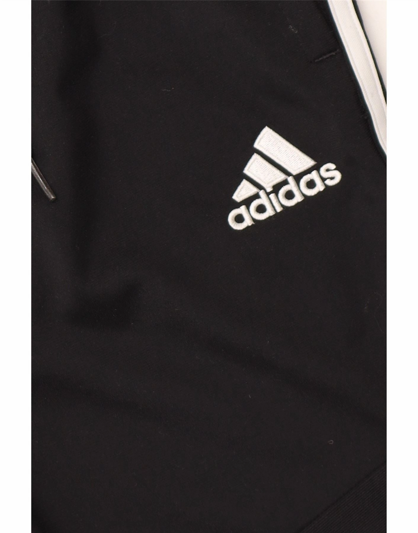 ADIDAS Womens Tracksuit Trousers UK 14 Large  Black Polyester